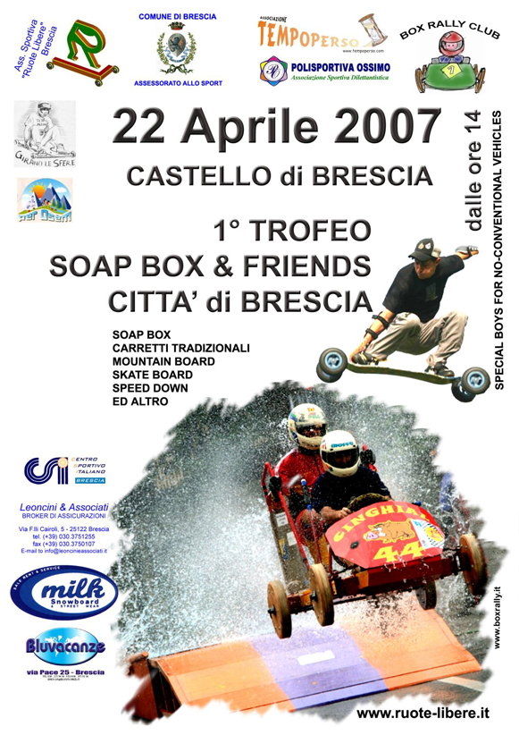 ruote libere associazione eventi street luge skateboard downhill