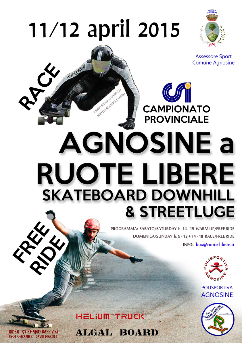 ruote libere associazione eventi street luge skateboard downhill