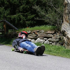 skateboard downhill street luge